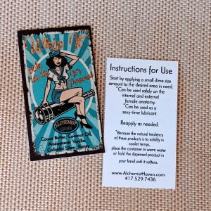 Product Instructions Business Card.