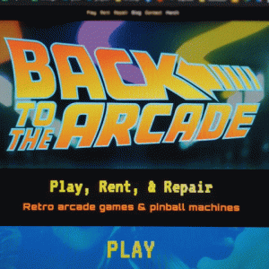 Back to the Arcade Play rent & repair.