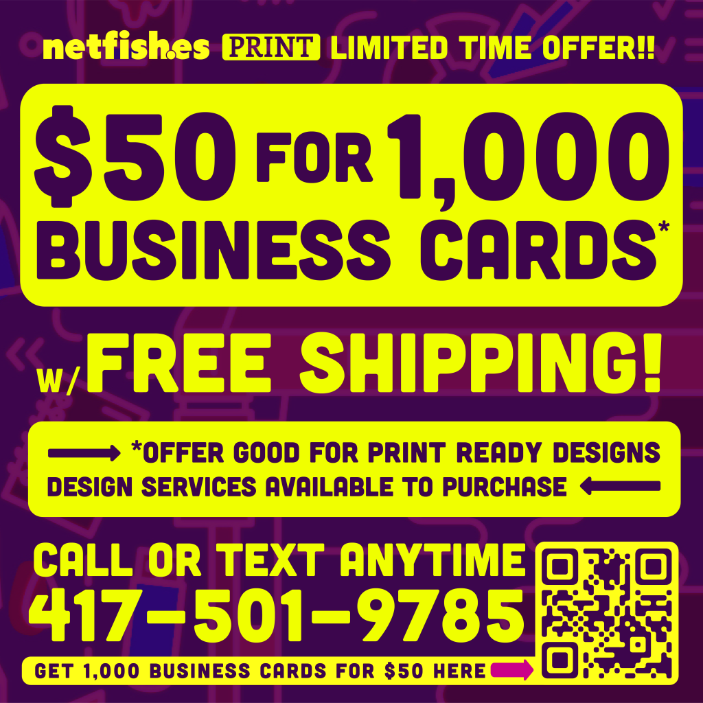 $50 for 1,000 high quality business with free shipping in Carthage, MO.