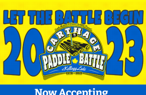 Let The Battle Begin!! Carthage Paddle Battle at Kellogg Lake 2023