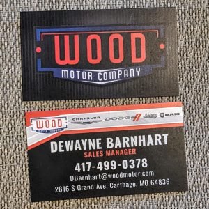 Wood Motor Company Dewayne Barnhart