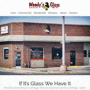 woodys.glass website screenshot feature image